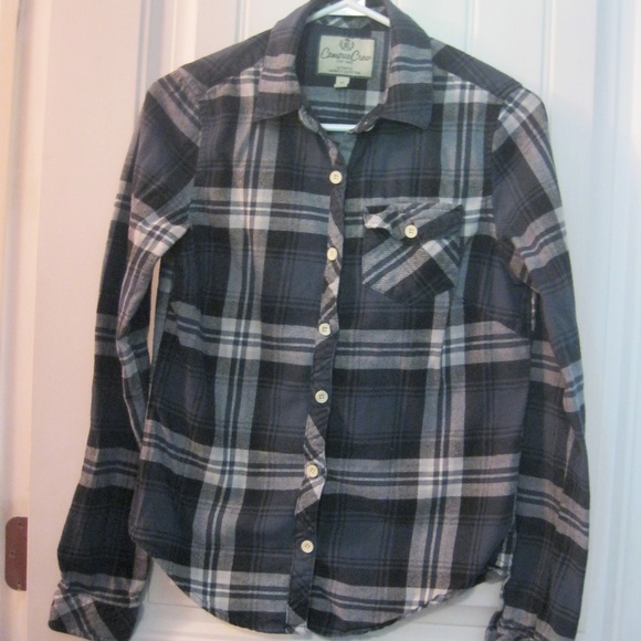 Campus Crew  Plaid Flannel Shirt Small - Picture 3 of 4